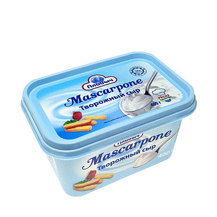 Сыр Плавыч Маскарпоне в голубой упаковке, 400 г
