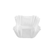 Капсула бумажная квадрат 33x33x18 мм белая (100 шт)