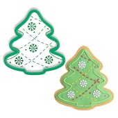 Вырубка пластиковая - Елка под роспись В54