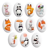 Лисички панды зайчики