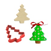 Вырубка пластиковая - Ёлка №14 (9 см)