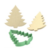 Вырубка пластиковая Ёлка №17 (8см)
