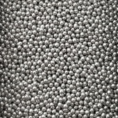 Бусины серебро 2мм