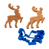 Вырубка пластиковая - Олень №16 (8 см)