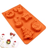 Форма силиконовая - Новогоднее настроение, 6 ячеек