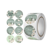 Стикер - Нежный цветок, d 2,5 см (500 шт)