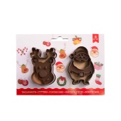 Вырубка олень и санта