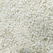 Сердечки перл белые мини