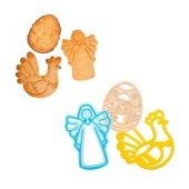 Набор пластиковых вырубок - На пасху НВ010