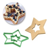 Форма-вырубка для торта Звезда №2 (20 см) Форма-вырубка для торта Звезда №2 (20 см)