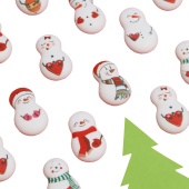 Снеговики_медальон