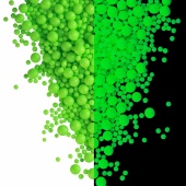 Драже рисовое в глазури - Неон лайм, 1,5 кг