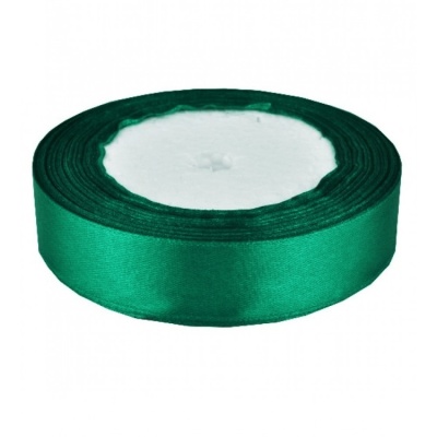 картинка Лента атласная - Изумрудная, 20 мм (30 м) от магазина Crumble-shop.ru