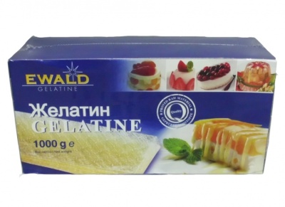 картинка Желатин Листовой "Ewald/Valde", (1 кг) от магазина Crumble-shop.ru