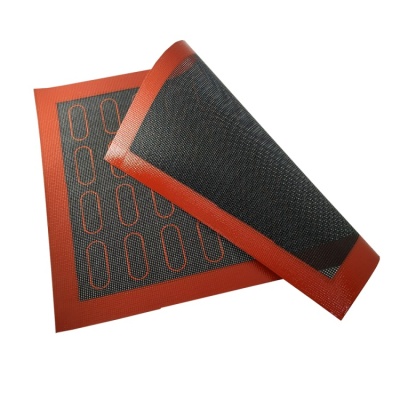 картинка Коврик силиконовый черная сетка для эклеров 36 ячеек,30х40 (53399) от магазина Crumble-shop.ru