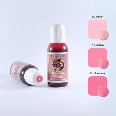 картинка Краситель "Kreda-F" жирорастворимый - Розовый, 20 гр. от магазина Crumble-shop.ru