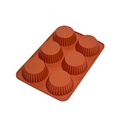 картинка Форма для выпечки - "Бриошь с мелкими зубчиками" 6 фигур от магазина Crumble-shop.ru