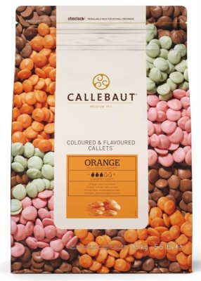 картинка Шоколад Callebaut - Оранжевый, со вкусом апельсина, 2,5 кг от магазина Crumble-shop.ru
