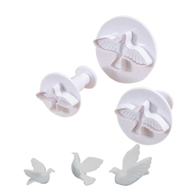 Вырубки с выталкивателем - "Голубь", 3 шт от магазина Crumble-shop.ru картинка Вырубки с выталкивателем - "Голубь", 3 шт от магазина Crumble-shop.ru