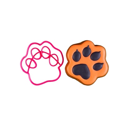 картинка Вырубка пластиковая - "Лапка" от магазина Crumble-shop.ru