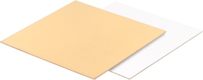 картинка Подложки усиленные золото/жемчуг (1,5 мм) 220*220 мм, 50 шт от магазина Crumble-shop.ru