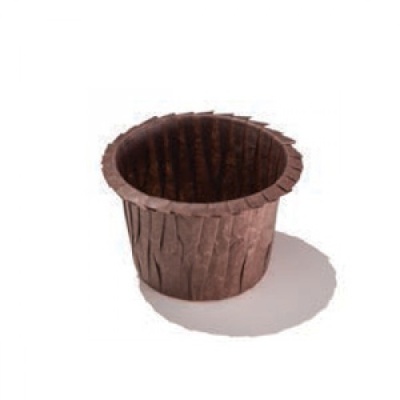 картинка Форма бумажная Маффин 30/30 коричн. 120 шт от магазина Crumble-shop.ru