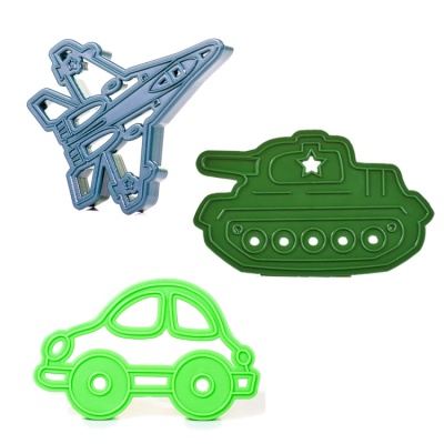 картинка Набор пластиковых вырубок - "23 февраля" от магазина Crumble-shop.ru