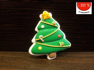 картинка Сахарные фигурки - "Елки" плоскостные, 128шт. (14284) от магазина Crumble-shop.ru