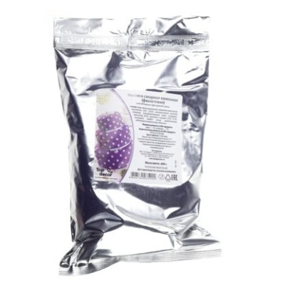 Сахарная мастика ванильная "Топ-декор" - фиолетовая, 0,6 кг от магазина Crumble-shop.ru картинка Сахарная мастика ванильная "Топ-декор" - фиолетовая, 0,6 кг от магазина Crumble-shop.ru