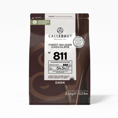 картинка Шоколад Callebaut - Темный, 54.5%, 2,5 кг от магазина Crumble-shop.ru