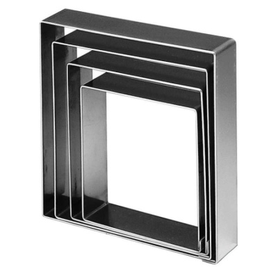 картинка Металл. форма - Квадрат 18*18 h6 см от магазина Crumble-shop.ru