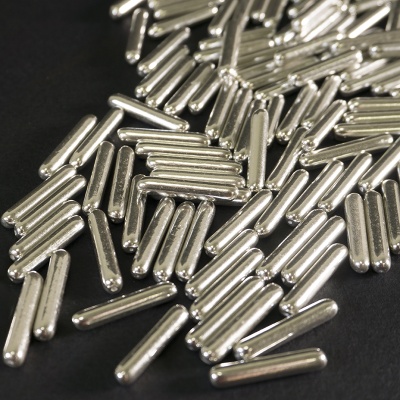 картинка Посыпки - "Палочки металлизированные Серебро" (20-25 мм) 50 гр от магазина Crumble-shop.ru