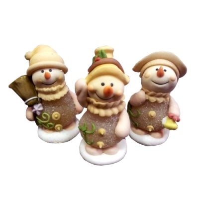 картинка Сахарные фигурки - "Снеговик", 48шт. (14356) от магазина Crumble-shop.ru