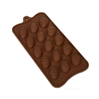 картинка Форма для шоколада - "Пасхальные яйца" 15 ячеек от магазина Crumble-shop.ru