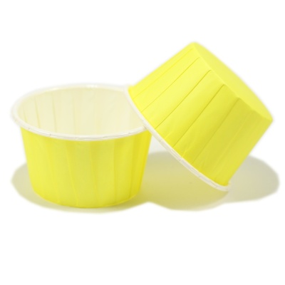 картинка Форма бумажная Маффин жёлтый (d50хh40мм), 100 шт от магазина Crumble-shop.ru