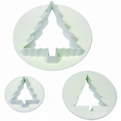 Вырубки пластиковые - "Елка", 3 шт от магазина Crumble-shop.ru картинка Вырубки пластиковые - "Елка", 3 шт от магазина Crumble-shop.ru