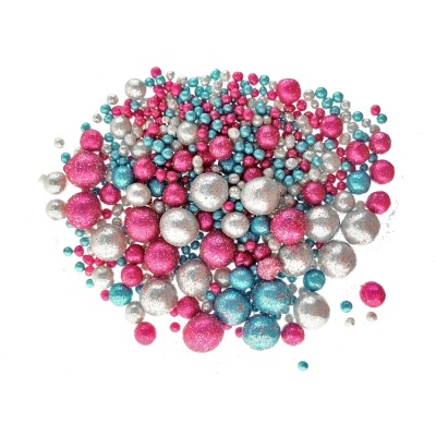 картинка Драже рисовое в глазури - "Блеск Микс №2", 50 гр от магазина Crumble-shop.ru