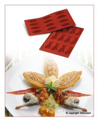 картинка Форма для выпечки SiliconFlex - "Лодка малая" (SF 038) от магазина Crumble-shop.ru