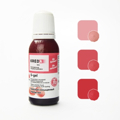 картинка Краситель "Kreda Bio" гелевый - Красный насыщенный (20 гр) от магазина Crumble-shop.ru