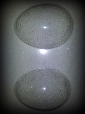 картинка Форма для отливки шоколадных фигурок - "Гладкое яйцо" (SM 2500) от магазина Crumble-shop.ru