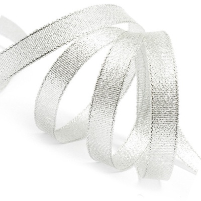 Лента парчовая - Серебро, 15 мм (22 м) от магазина Crumble-shop.ru картинка Лента парчовая - Серебро, 15 мм (22 м) от магазина Crumble-shop.ru