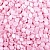 конфетти розовое перламутровое