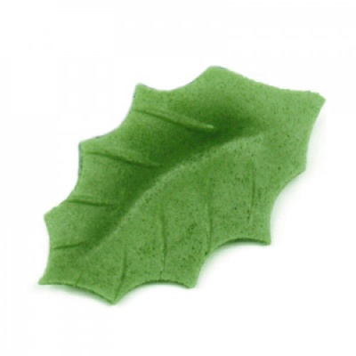картинка Вафельные листья - "Лист падуба", Светло-зеленый, 30шт. (5198-1/p) от магазина Crumble-shop.ru