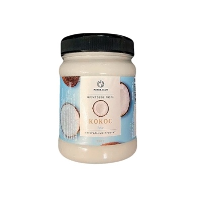 картинка Фруктовое пюре "Puree.Club" - Кокос (250 гр) от магазина Crumble-shop.ru