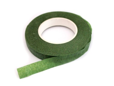 картинка Гофрированная бумажная лента, оливковая от магазина Crumble-shop.ru