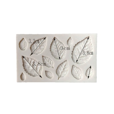 картинка Молд силиконовый - "Листики розы"  от магазина Crumble-shop.ru