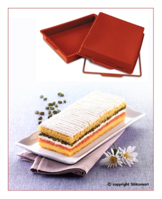 картинка Форма для выпечки HappyFlex - "Прямоугольник" (HF 01080) от магазина Crumble-shop.ru