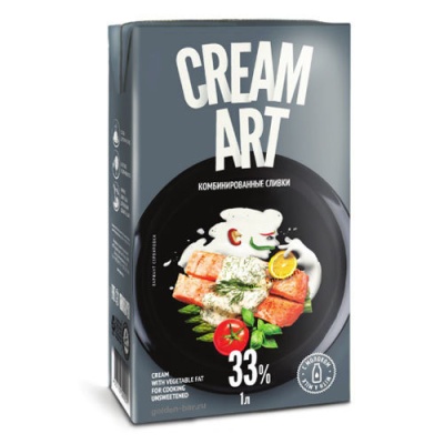 картинка Крем для взбивания с добавление молочного жира "CREAMART" 33% от магазина Crumble-shop.ru