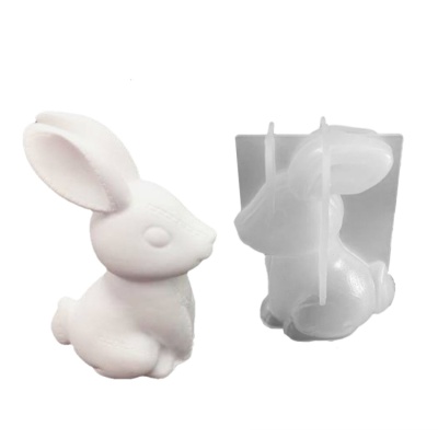 картинка Молд силиконовый 3D - "Зайчик" от магазина Crumble-shop.ru