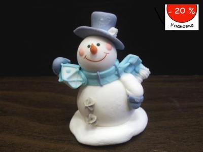 картинка Сахарные фигурки - "Снеговик", 30шт. (22985) от магазина Crumble-shop.ru